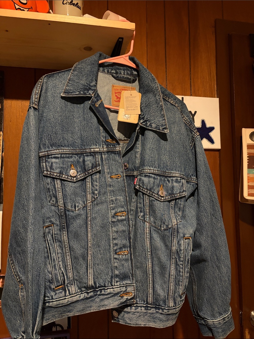 Levi's Blue Denim Shirt Jacket